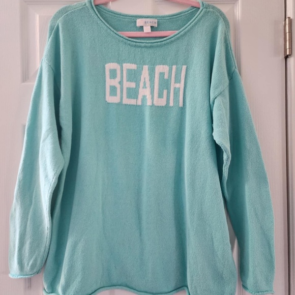 Belle Beach by Kim Gravel Seaside Beach Sweater - Picture 1 of 5